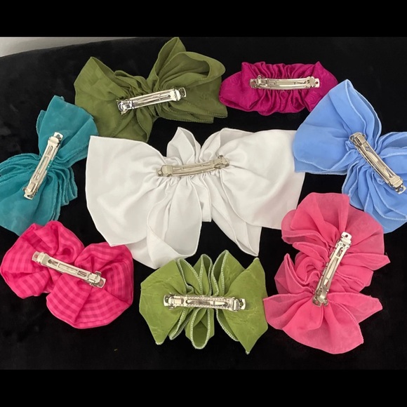 Hair Bows x 8 - Picture 5 of 5